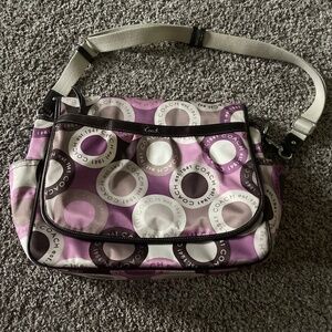 Coach diaper bag